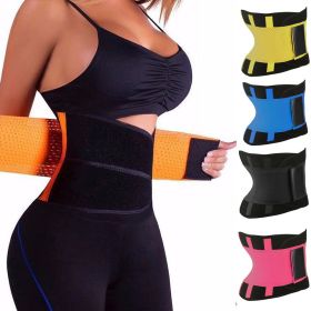 Waist Trainers for Men Women Waist Trimmers Workout Sweat Band Belt for Back Stomach Support (Color: Pink, size: L)