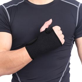 Sprains Arthritis Band Belt Sports Safety Accessories Carpal Tunnel Hand Wrist Support Brace 1 Pcs (Color: Black, size: Right)