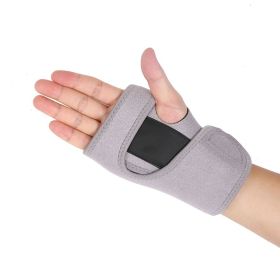 Sprains Arthritis Band Belt Sports Safety Accessories Carpal Tunnel Hand Wrist Support Brace 1 Pcs (Color: Grey, size: Left)