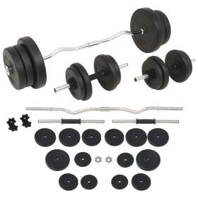 Barbell and Dumbbell Set 132.3 lb (SKU: 91402)